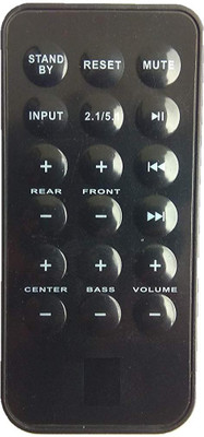 

LipiWorld Mini Slime IBall Home Theater System Remote Control Compatible for IBall Home Theater Remote Controller(Black)