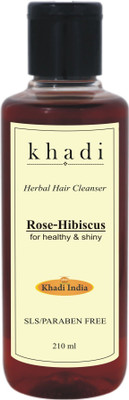 

Khadi Rose Hibiscus Shampoo-(SLS-Paraben Free)(210 ml)