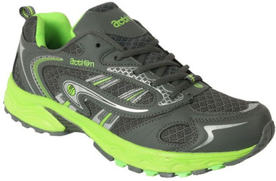 

Action Sports Running Running Shoes For Men(Grey, Grey::green