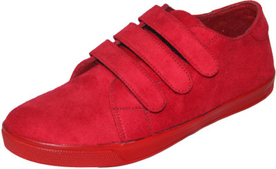 

SEVN 3 Red Color Suede Casual Shoes For Men Sneakers For Men(Red