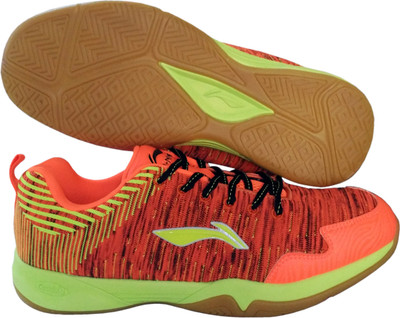 

Li-Ning ION II Superlite Non-Marking Badminton Shoes Badminton Shoes For Men(Orange