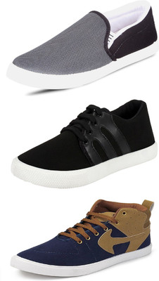 

Wwodcell Slip On Sneakers For Men(Multicolor, Grey