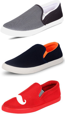 

Trenqs Slip On Sneakers For Men(Grey