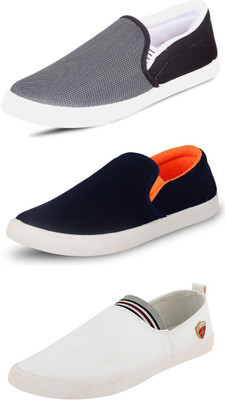 

Wwodcell Canvas Shoes For Men(Multicolor, Grey