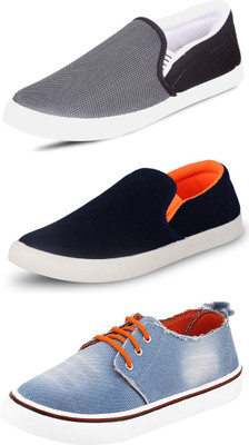 

Wwodcell Loafers For Men(Multicolor, Grey