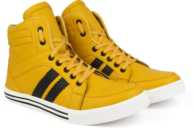 

ZIXER Dancing Shoes For Men(Yellow, Black