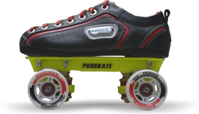 

Proskate White Horse QSS 50 Roller Skate Combo Quad Roller Skates - Size J9-S12 UK(White)