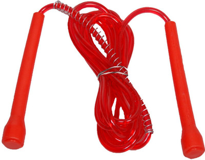 

ILARTE Pencil skipping rope Freestyle Skipping Rope(Red, Length: 254 cm)