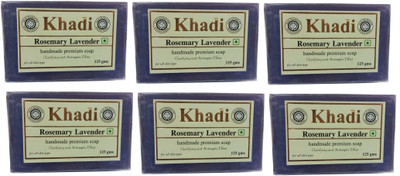 

Khadi Herbal Rosemary Lavender Soap(750 g, Pack of 6)