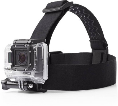 

Pithadai Flexible Head Mount with Adjustable Belt for Yi, SJCAM & GoPro HD Hero Action Cameras Strap Strap(Black)
