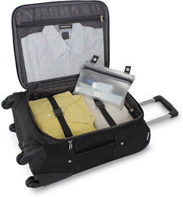 

Swiss Gear " Spinner Expandable Check-in Luggage -  inch(Black