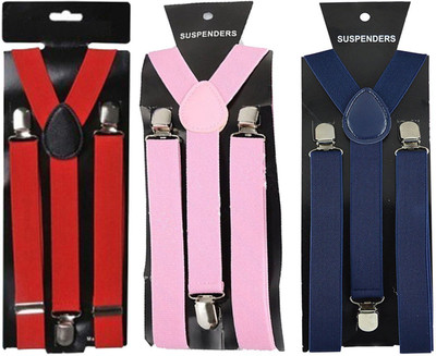 

loopa Y- Back Suspenders for Men(Multicolor)