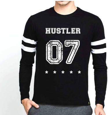 Veirdo Printed Men Round or Crew Black T-Shirt