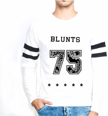 Veirdo Printed Men Round or Crew White T-Shirt