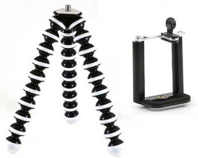 

Clairbell ETE_495E_Gorilla asus Portable tripod||360 degree tripod|| Foldable triopod|| Camera stand|| Mobile Tripod|| Camcorder tripod|| Camera mount|| Extendable tripod||Three-Dimensional Head & Quick Release Plate|| Assorted color|| Compatible with opp