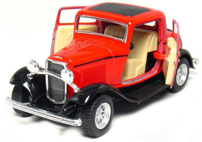 

Civil New 5" 1932 Ford 3-Window Coupe Diecast Model Toy Car 1:34(Multicolor)