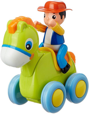 

Toyshine Unbreakable Swing Animal Toy, Pony(Multicolor)