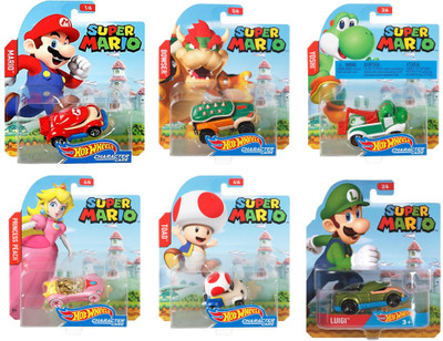 

Hot Wheels MARIO CARS SET OF 6 ( 2018)(Multicolor)