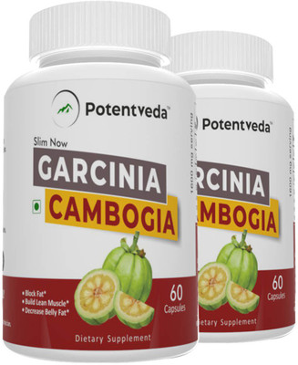 

Potentveda Garcinia cambogia extract for weight loss Men & WOmen 60 Capsules(120 No)