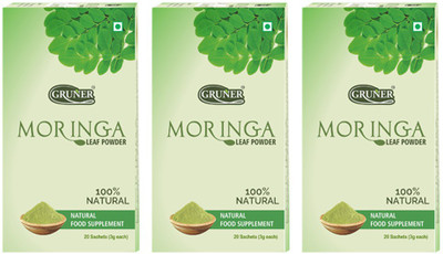 

Gruner Multi Vitamin Moringa Powder Pack of 3(180 g)