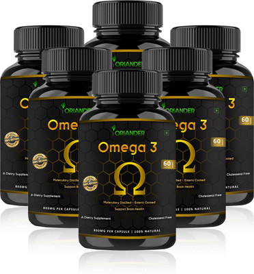 

Oriander oriander 100% natural, pure & organic omega 3 extract 800 Mg 60 capsules (pack of 5)oriander 100% natural, pure & organic omega 3 extract 800 Mg 60 capsules (pack of 6)(540 g)
