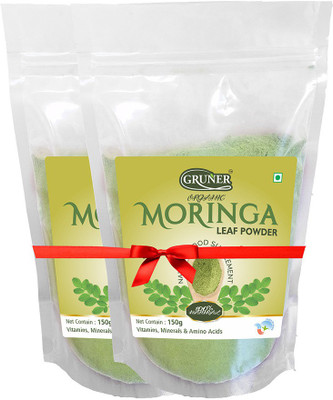 

Gruner Multi Vitamin Moringa Powder 2 Pack of 150gm(300 g)