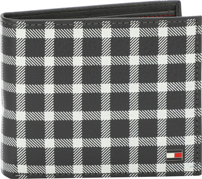 

Tommy Hilfiger Men Black, Grey Genuine Leather Wallet(4 Card Slots)