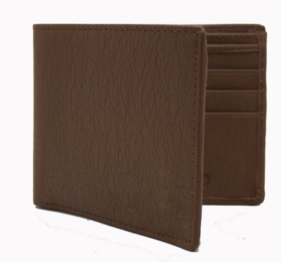 

Nietz Men Brown Artificial Leather Wallet(10 Card Slots)