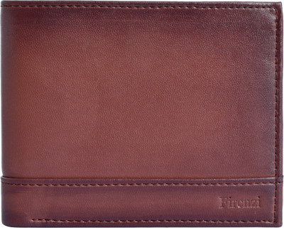 

Firenzi Men Formal Brown Artificial Leather Wallet(2 Card Slots)