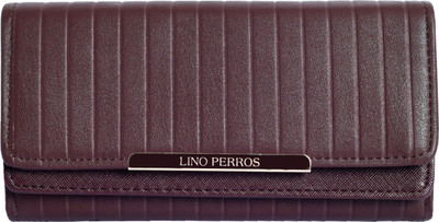 

Lino Perros Women Casual Brown Artificial Leather Wallet(2 Card Slots)