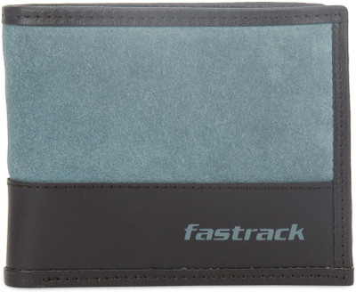 

Fastrack Men Casual Blue, Black Genuine Leather Wallet(3 Card Slots)