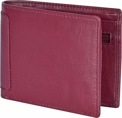 

Accezory Men Casual Maroon Genuine Leather Wallet(7 Card Slots)