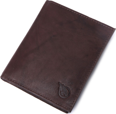 

RUGE Men Formal Brown Genuine Leather Wallet(7 Card Slots), Chocolate