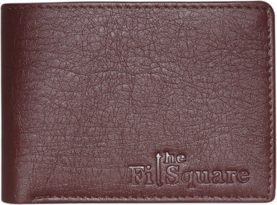 

theFitSquare Men Brown Artificial Leather Wallet(8 Card Slots), Coffee