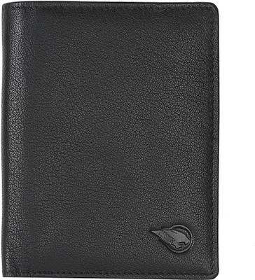 

RUGE Men Casual Black Genuine Leather Wallet(7 Card Slots)
