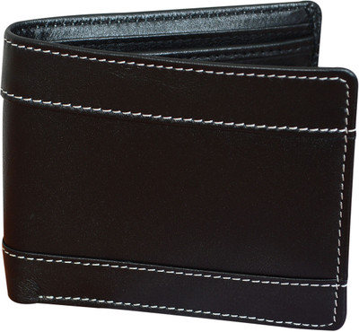 

urban galore Men Black Genuine Leather Wallet(8 Card Slots)