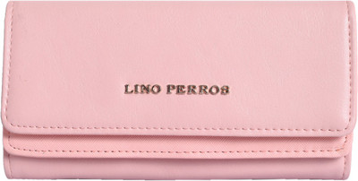

Lino Perros Women Casual Pink Artificial Leather Wallet(4 Card Slots)