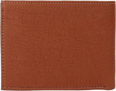 

Just Leather Boys Brown Genuine Leather Money Clip(6 Card Slots), Tan