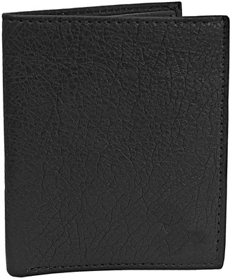 

LAER Men Casual Black Genuine Leather Wallet(10 Card Slots)