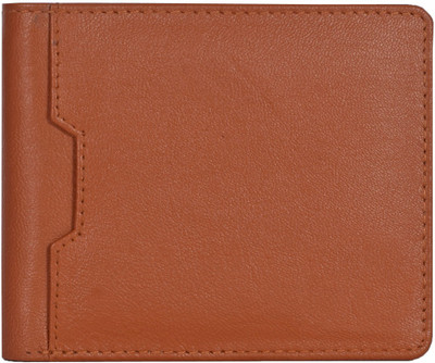 

Adam Zac Men Tan Genuine Leather Wallet(5 Card Slots)