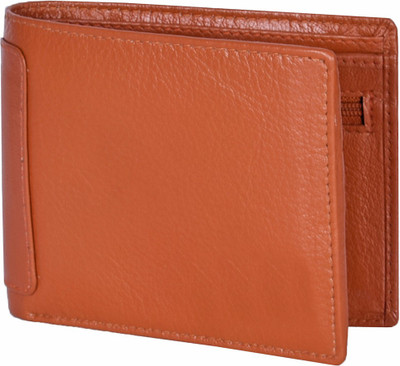 

Death By Color Men Tan Genuine Leather Wallet(7 Card Slots)