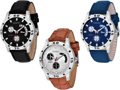 

Casado CSD-207x205x206 Combo Series of 3 Attractive Watches Hybrid Watch - For Men