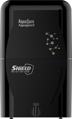 Eureka Forbes Aquasure from Aquaguard Shield 6 L RO + UV + MP + MTDS Water Purifier (Black)