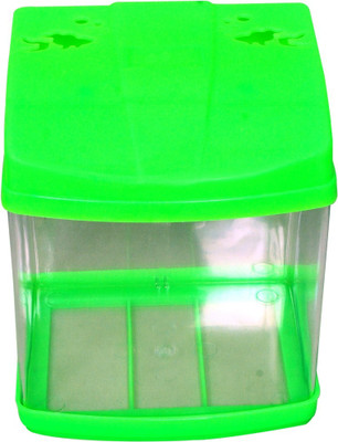 

Aquapetzworld Cube Aquarium Tank (2.5 L)-Green Cube Aquarium Tank(2.5)