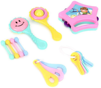 

J K INTERNATIONAL Little Doll Rattle Set Rattle(Multicolor)
