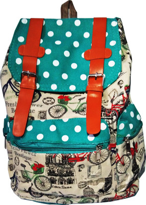 

Skylarker Canvasbackpack009 5 L Backpack(Multicolor)
