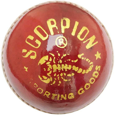 

SCORPION Red Cricket Ball Cricket Leather Ball(Pack of 1, Red)