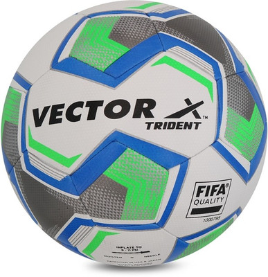 

Vector X TRIDENT-WHITE-BLUE-GREEN Football - Size: (Pack of 1, White, Blue, Green