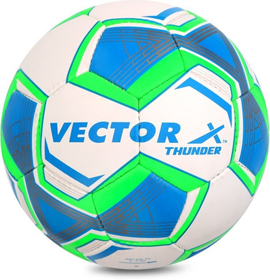

Vector X THUNDER-WHT-BLUE-GREEN Football - Size: (Pack of 1, White, Blue, Green