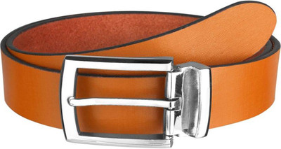 

OODI Men Party Tan Genuine Leather Reversible Belt